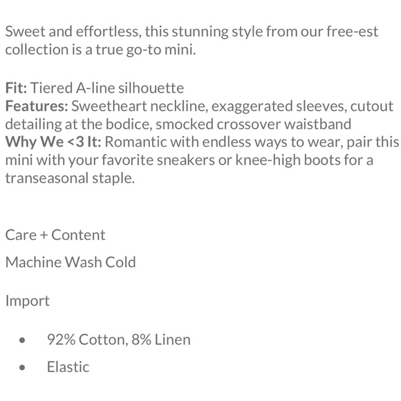 Free People Cross of Sunlight Mini Dress - Picture 5 of 5